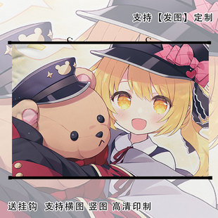 蔚蓝档案丹花伊吹海报挂画壁画壁纸二次元游戏动漫定制自粘装饰画