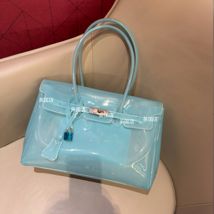 jellybirkin果冻包凯莉包韩国夏季大容量铂金kiiikiii同款单肩包