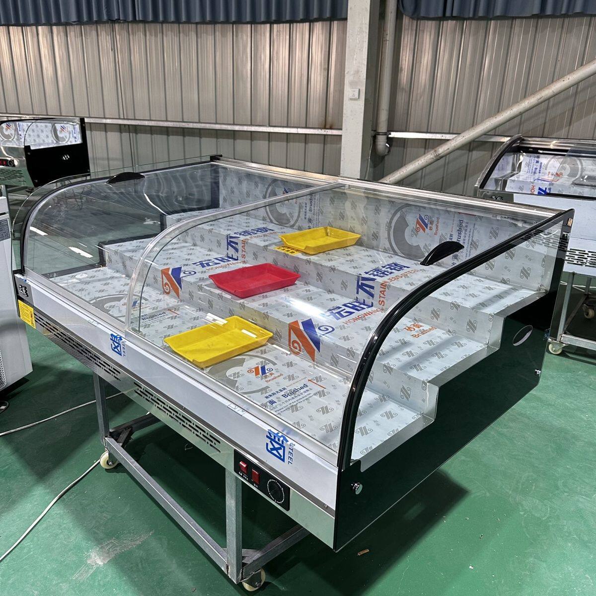台式冷藏展示柜三轮车移动摆摊冷柜凉菜炸串烧烤卤菜水果商用冰柜