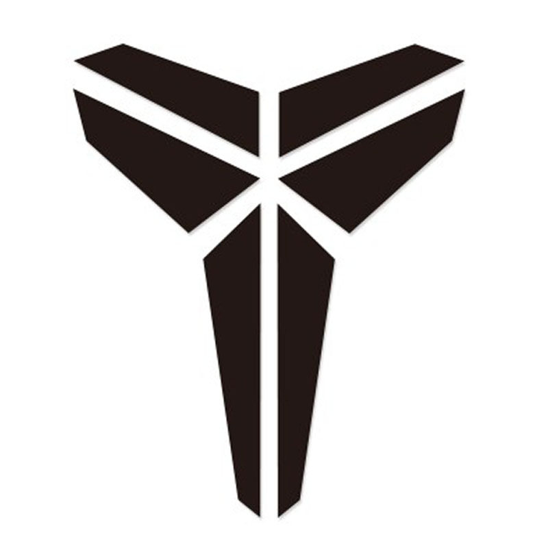 科比车贴纪念标志logo车身侧边贴纸黑曼巴装饰反光贴湖人冠军车贴