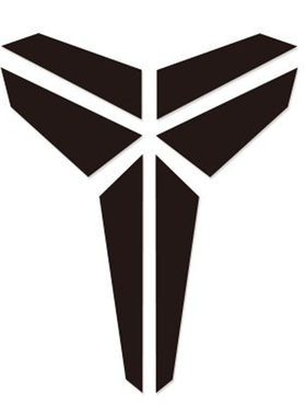 科比车贴纪念标志LOGO车身侧边贴纸黑曼巴装饰反光贴湖人冠军车贴
