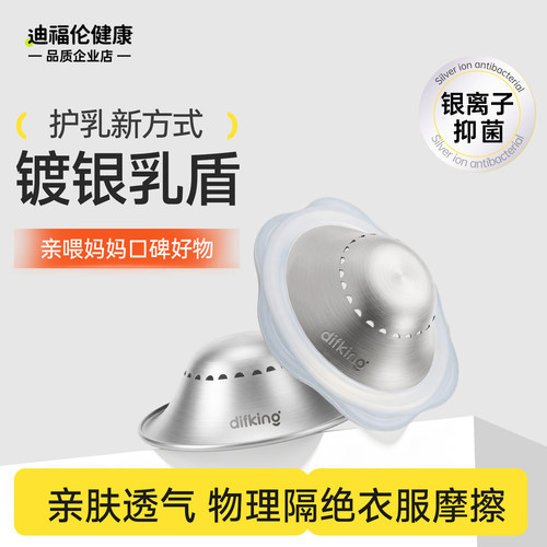 【镀银款】透气亲肤银乳盾