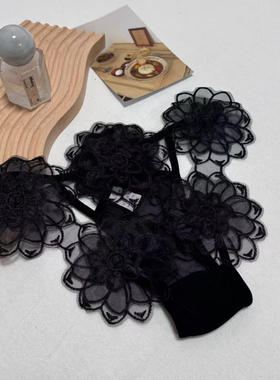 [M Z] 把这么多花朵穿在身上真的绝美 纯欲性感蕾丝花朵刺绣内裤