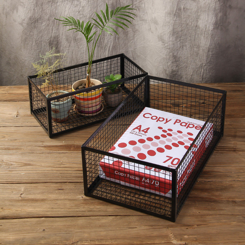 铁艺拉篮厨房网格箱杂物篮玩具收纳筐宿舍面膜零食收纳篮定制大号,收纳整理,其他收纳篮,淘宝优惠券,粉丝福利购,淘宝优惠卷