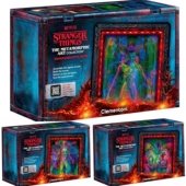 CLEMENTONI正品 StrangerThings怪奇物语周边LED灯光变色拼图3副画