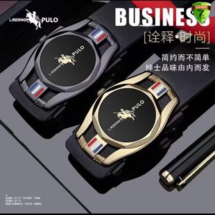 驽彰蓝正品拉夫·劳伦马球PULO皮带2026新款男士自动扣腰带高端商