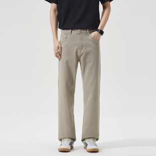 潮牌美式 小直筒宽松裤 休闲百搭薄款 修身 子 牛仔裤 2026新款