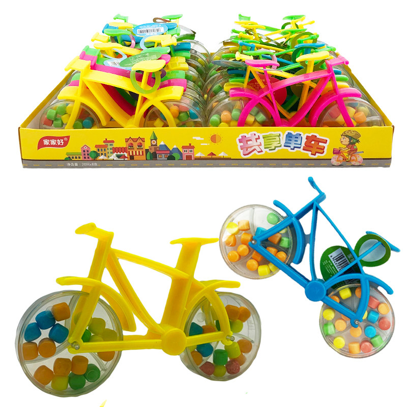 网红儿童创意可爱迷你共享单车糖果自行车玩具送小孩分享零食礼物,零食/坚果/特产,传统糖果,淘宝优惠券,粉丝福利购,淘宝优惠卷