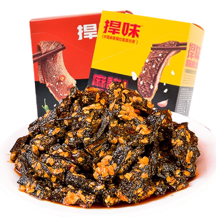 捍味麻酱爆肚麻油毛肚脆肥汁爆肚爽休闲魔芋制品零食麻辣小吃