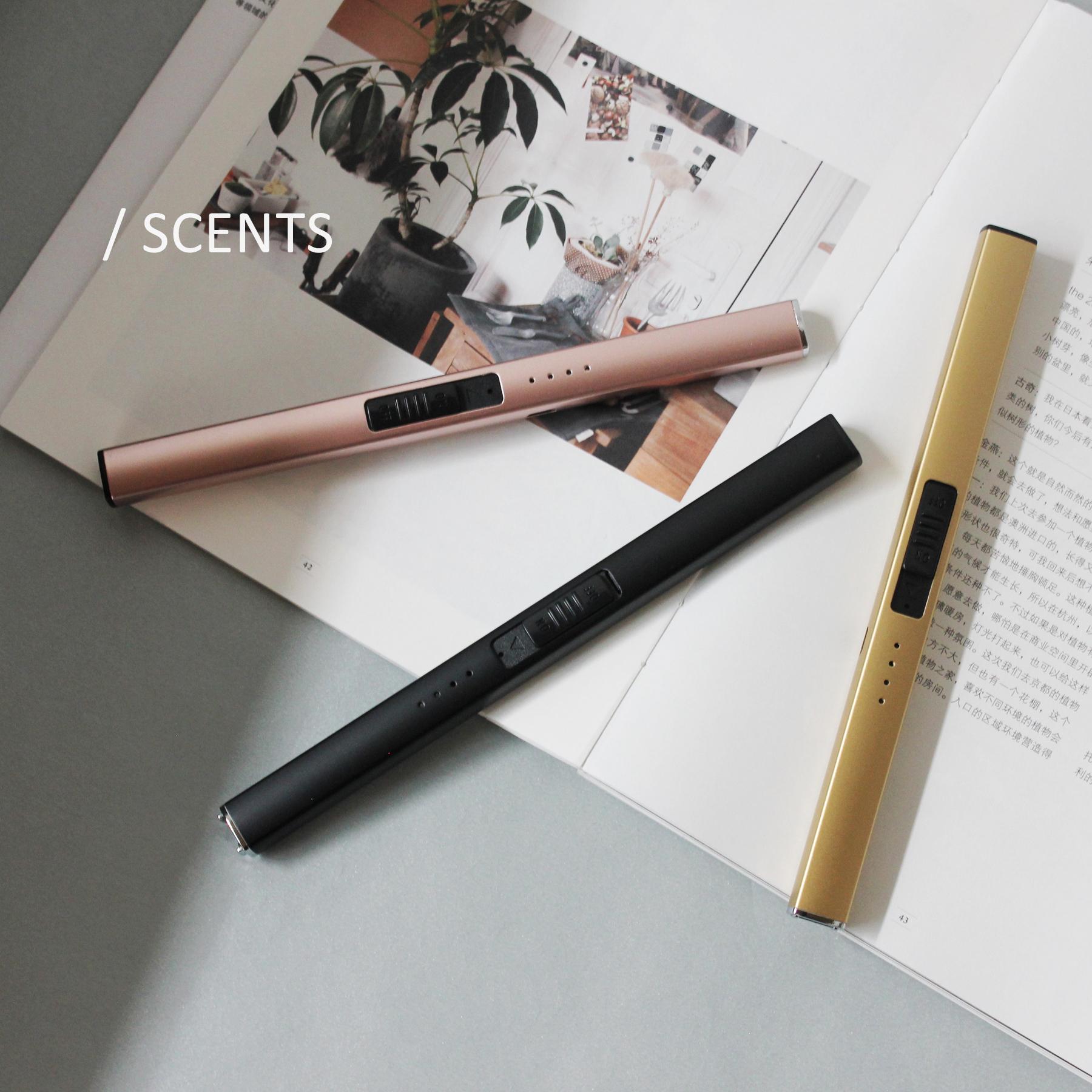 香薰蜡烛厨房家用防烫手点火器