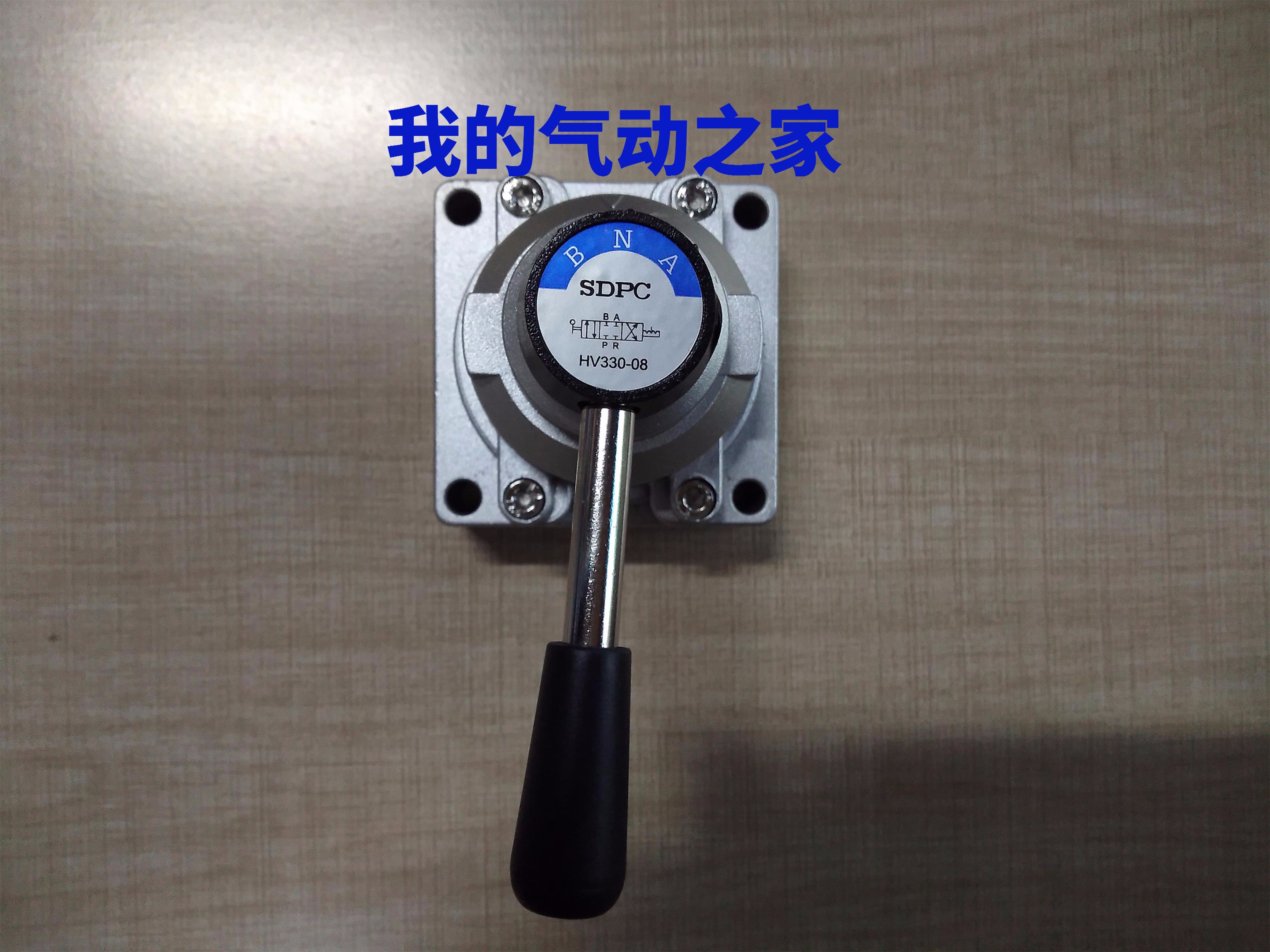 SDPC盛达气动亚德客型机械阀 手转阀 接口1/4 HV330-08