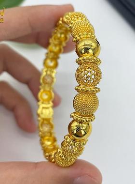 假黄金首饰结婚真假三金一套沙