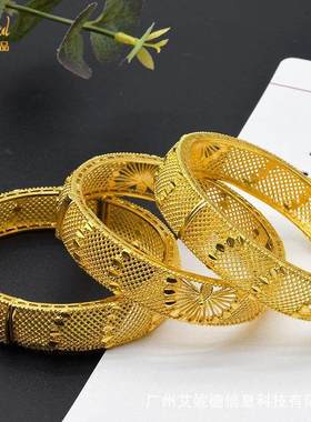 假黄金首饰结婚24K合金迪拜新娘