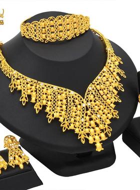 仿金结婚三金四件套印度迪拜沙