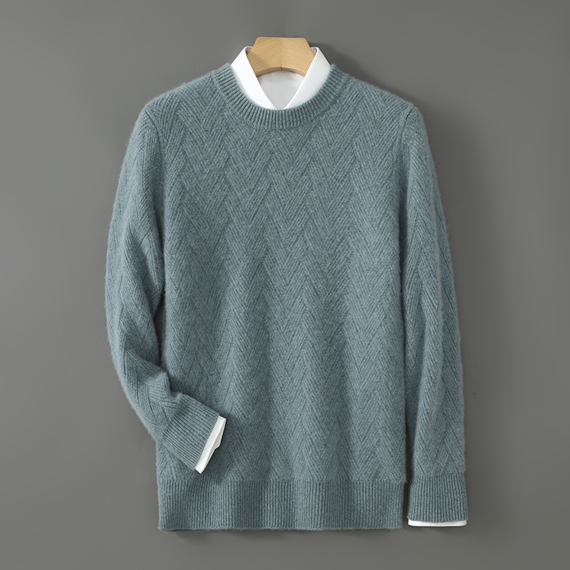 男士高端羊绒衫100%纯羊毛大码