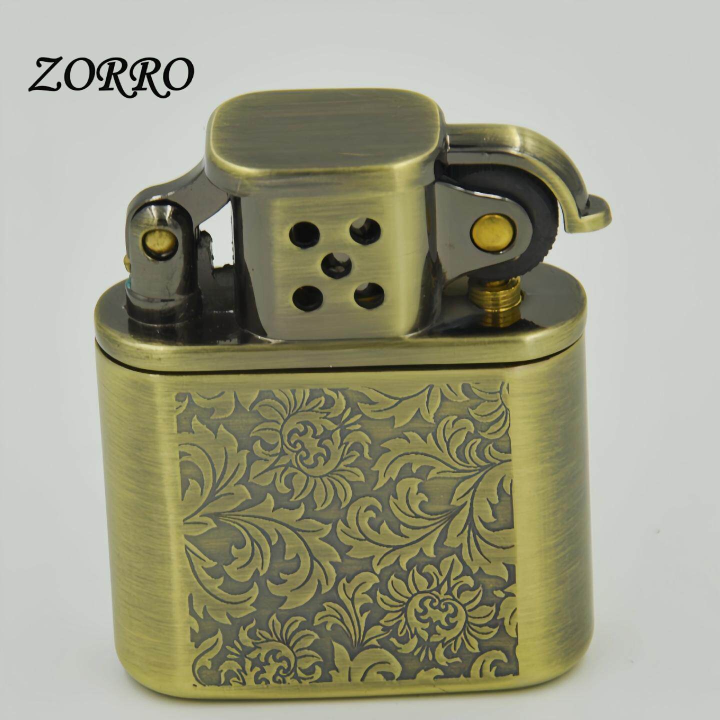 美国轻奢老九门煤油打火机纯铜防风老式太子复古创意刻字