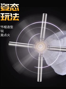 美国轻奢双截棍盘龙棍双节棍纯铜/不锈钢创意新款煤油打火机