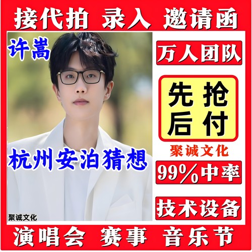 许嵩演唱会门票代拍穆祉丞代抢谢霆锋凤凰传奇薛之谦大麦抢票必中