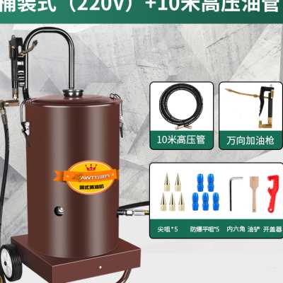 卡维特电动黄油枪挖机专用24v220v全自动高压黄油机打油注油神器.