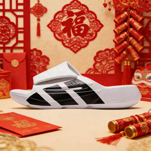 adidas阿迪达斯拖鞋2026夏季男女同款户外游泳沙滩鞋一字拖JS3584