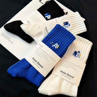 吉良先生 袜子男长袜纯棉男士中筒袜ins潮秋冬篮球运动袜防臭吸汗