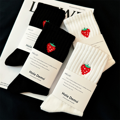 袜子男士中筒袜男袜纯棉运动袜男