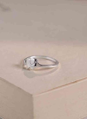 新款指女纯银2025年新款开口可调节食指戒小众设计感尾戒礼物