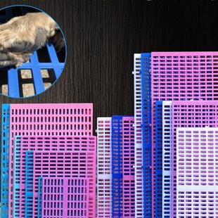 狗笼脚垫板网格板塑料不卡脚漏尿散热板加厚可拼接狗笼子底部垫板