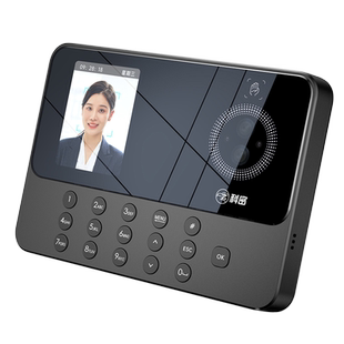 科密PV10W考勤机员工上班打卡机指纹人脸识别面部智能云刷脸机签到机企业工地微信公司脸部蓝牙小程序打卡器