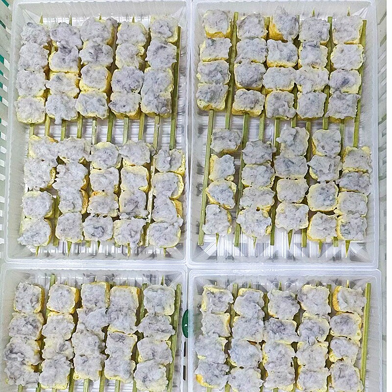 采味集豆泡虾滑串烧烤火锅串串香食材烧鸟虾滑串冷冻烤串麻辣烫串