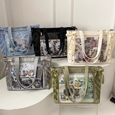 原创缎面痛包大容量单肩手提包