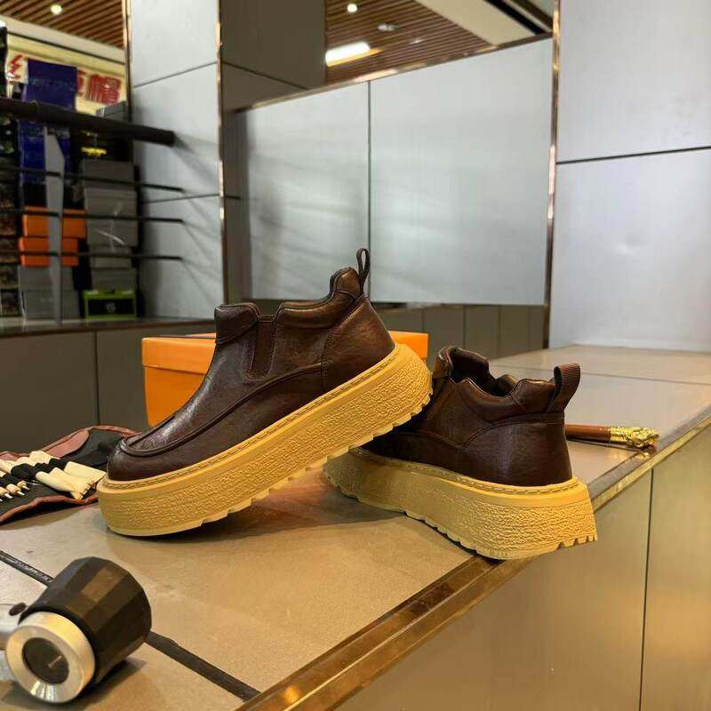 2025年冬季新款单棉时尚马丁靴纯色百搭街头流行耐磨防滑男鞋棉鞋,流行男鞋,时尚休闲鞋,淘宝优惠券,粉丝福利购,淘宝优惠卷