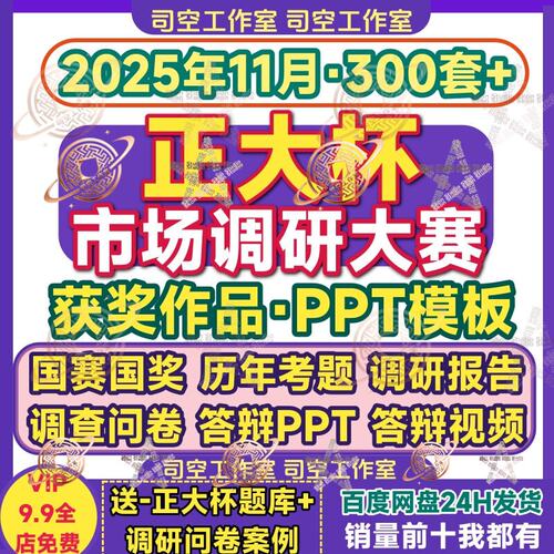 2025正大杯国赛作品PPT市调大赛