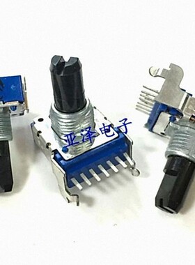 日本ALPS阿尔卑斯RK14K12B0A0R双联7脚位立式电位器A50K轴长15MM