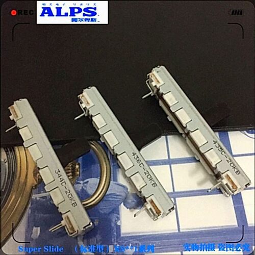 日本ALPS 4.5公分滑动电位器单声道B20K RS301111A01G 调音台推子