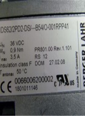 供应百格拉一体化步进电机IDS62/2PD2-DS/---B54/O-001RPP41