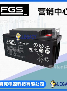 丹麦FGS蓄电池 FG27007 12V65AH逆变器 UPS太阳能储能电池 包邮