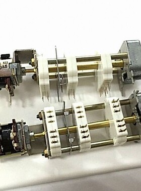 日本J-NOBLE ADR255S V8812双轴电位器1K带10档位旋转波段开关