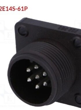 HIRSCHMANN CM02E14S-61P / CM02E14S-6P 连接器: 圆形; 插座