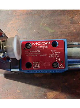 美国穆格MOOG 原装全新伺服阀D633-308B 现货 D663-313B
