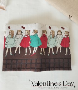 情人节限定书衣 瓦伦丁少女 a6手帐书衣记事本礼物