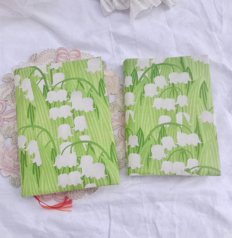 铃兰森林 清新春意绿hobo余白weeks可调定制A5手账日记书衣笔记本