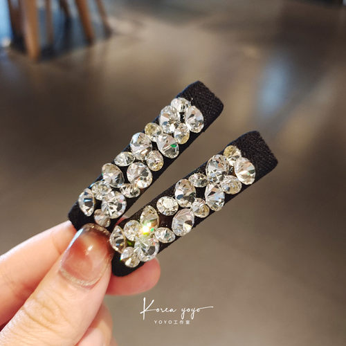 刘海BB发夹水晶奢华头饰