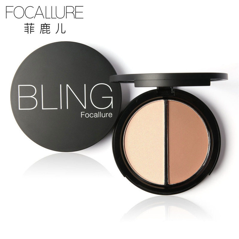 FOCALLURE The deer New products Trimming Powder Make up Lasting Oil control Highlight Shadow powder Biying Silhouettein the Makeup/Perfume/Beauty tools , Powder  category - from Buy2taobao.com to provide professional Taobao agent buy service