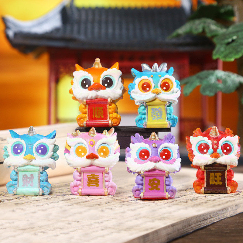 国潮醒狮摆件印章古风装饰品办公室礼物高级感树脂工艺品小摆件新,工业油品/胶粘/化学/实验室用品,树脂,淘宝优惠券,粉丝福利购,淘宝优惠卷