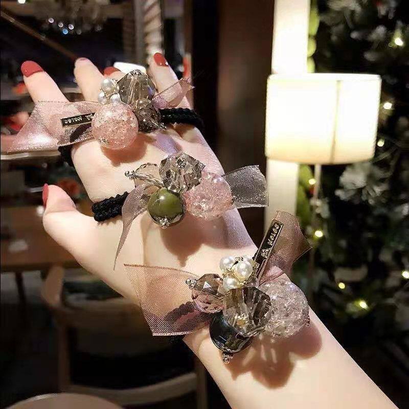 韩版ins小清新森女系发绳简约扎头发橡皮筋网红手链可爱马尾头绳