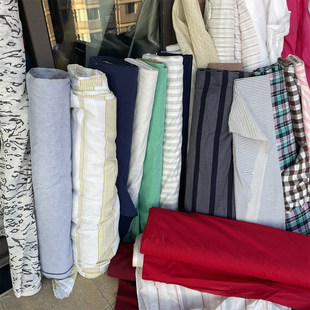 背景皮革新款衬衫汗衫连衣裙棉布料面料亲肤透气天然透气薄款进口