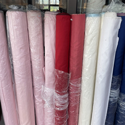桑蚕丝涤双宫面料挺阔服装支撑