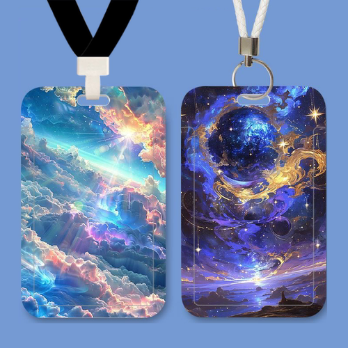 浪漫星空梦幻治愈励志文字卡套