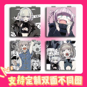 彻夜之歌七草荠小镜子随身带学生便携化妆镜二次元 双面折叠定制